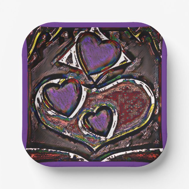 Plato De Papel Placas fiesta (Anverso)