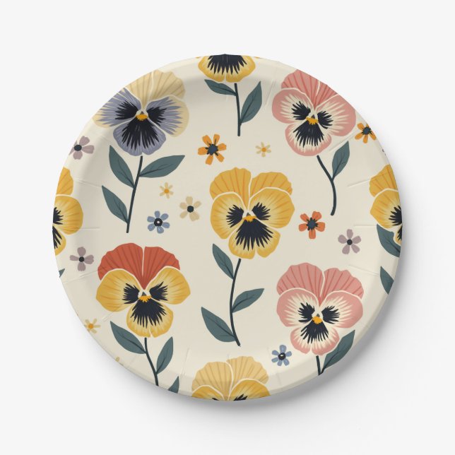 Plato De Papel Placas fiesta (Anverso)