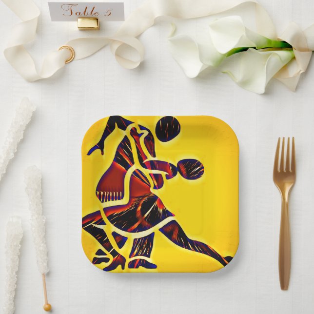 Plato De Papel Placas fiesta (Boda)