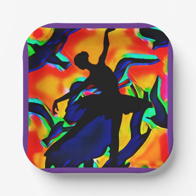 Plato De Papel Placas fiesta (Anverso)