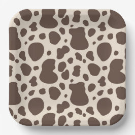 Plato De Papel Placas Fiesta de Cowboy | Placas de papel para imp