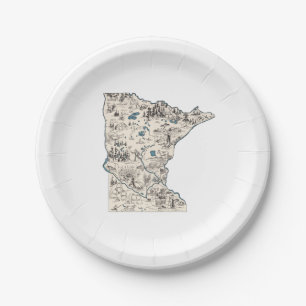 Plato De Papel Placas Fiesta de papel para mapa de imágenes anti