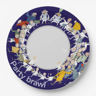 Plato De Papel Placas fiesta Pals