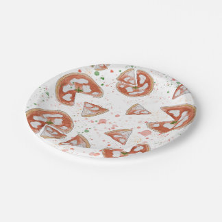 Plato De Papel Placas fiesta pizza