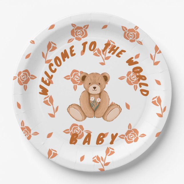 Plato De Papel placas fiestas (Anverso)