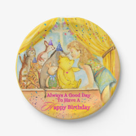 Plato De Papel Placas Fiestas chicas