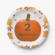 Placas Fiestas de otoño - Calabaza