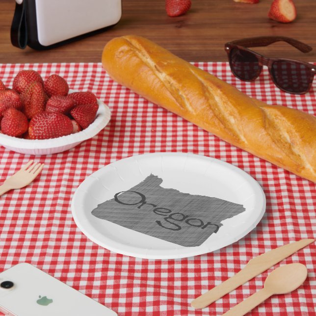 Plato De Papel Placas Fiestas de papel de Oregon (Picnic)
