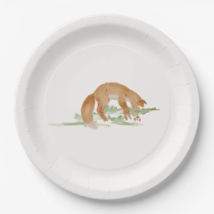 Plato De Papel Placas Fiestas Fox de juguete
