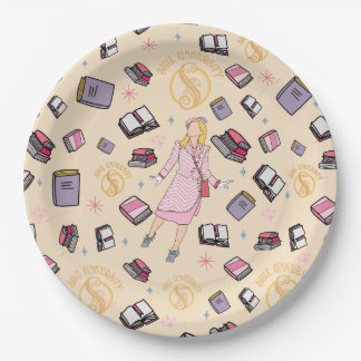 Plato De Papel Placas Fiestas inicuas- Universidad Glinda Shiz