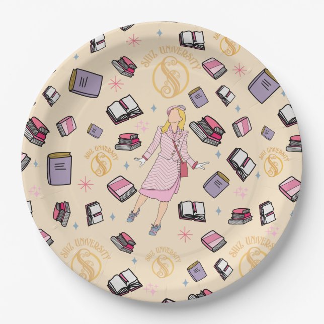 Plato De Papel Placas Fiestas inicuas- Universidad Glinda Shiz (Anverso)