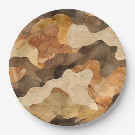 Plato De Papel Placas Fiestas redondas personalizadas de 9"