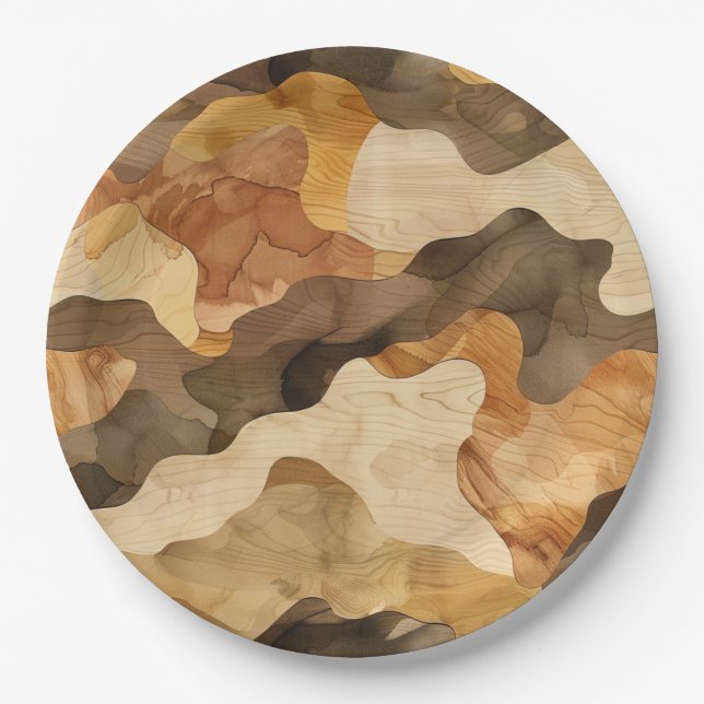 Plato De Papel Placas Fiestas redondas personalizadas de 9" (Anverso)