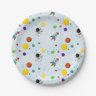 Plato De Papel Placas fiestas Universas