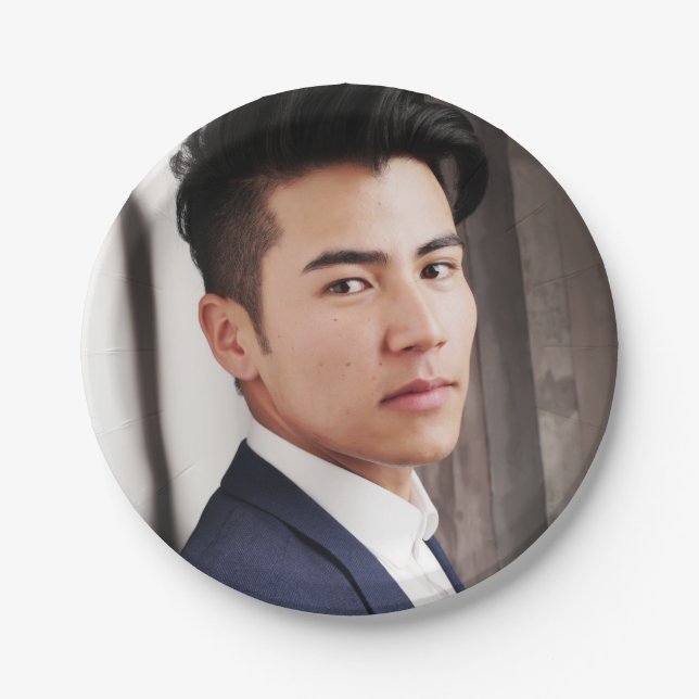 Plato De Papel Placas fotográficas: Placa para fiesta de graduaci (Anverso)