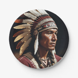 Plato De Papel Placas indias