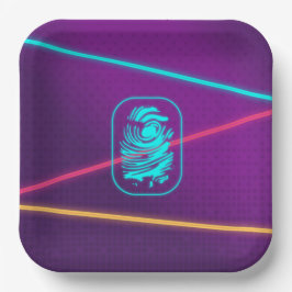 Plato De Papel Placas láser Fiesta de espías para chicas