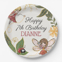 Placas mágicas de papel de hadas