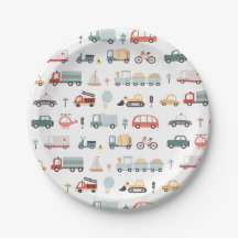 Placas modernas de papel para la fiesta de cumplea