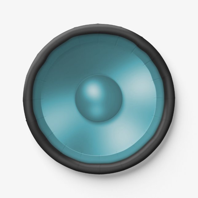 Plato De Papel Placas musicales (Anverso)