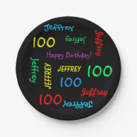 Placas negras, 100 aniversario de fiesta que repit