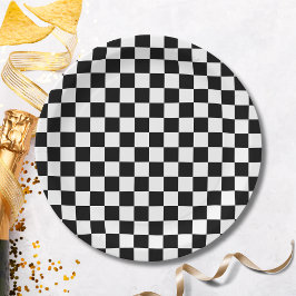Plato De Papel Placas negras controladas