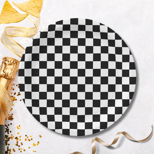 Plato De Papel Placas negras controladas (Subido por el creador)