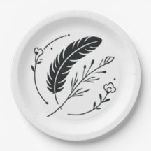 Placas o placas de papel desechables