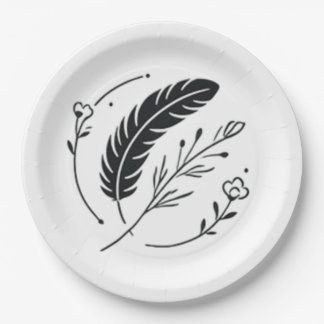 Plato De Papel Placas o placas de papel desechables