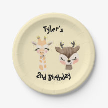 Placas personalizadas de Fiesta Safari