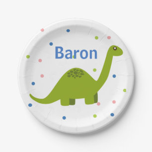 Plato De Papel Placas personalizadas de la fiesta de cumpleaños