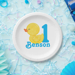 Plato De Papel Placas personalizadas de papel de cumpleaños para