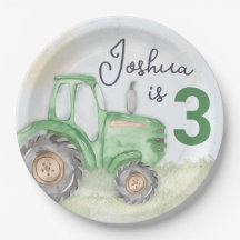 Placas personalizadas de papel para el Tractor Ver
