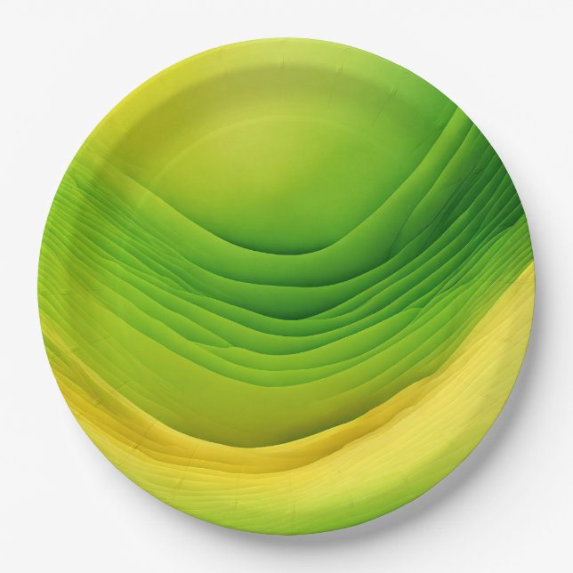 Plato De Papel Placas premium de papel de 9 pulgadas (Anverso)