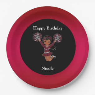 Plato De Papel Placas ricas de papel "Feliz Cumpleaños"
