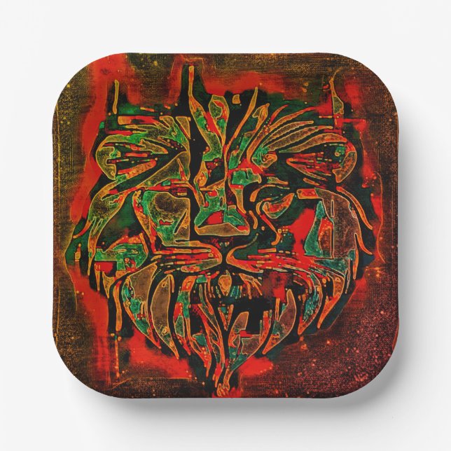 Plato De Papel Placas Studio16 (Anverso)