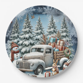 Plato De Papel Placas únicas de papel de verano vintage