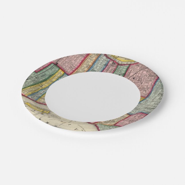Plato De Papel Plan De Filadelfia (Angular)