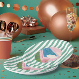 Plato De Papel planchas de papel fiesta preppy pool