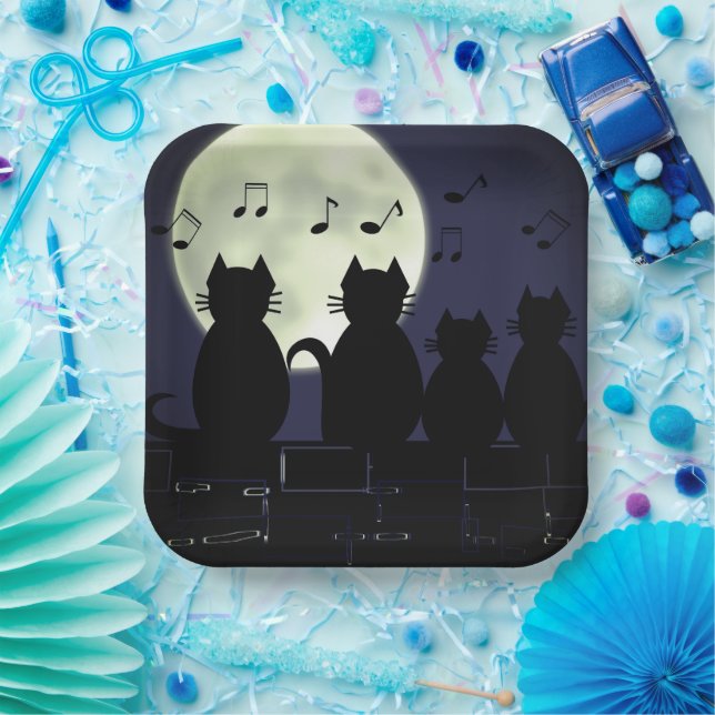 Plato De Papel planchas de papel para caterwaus (Fiesta)