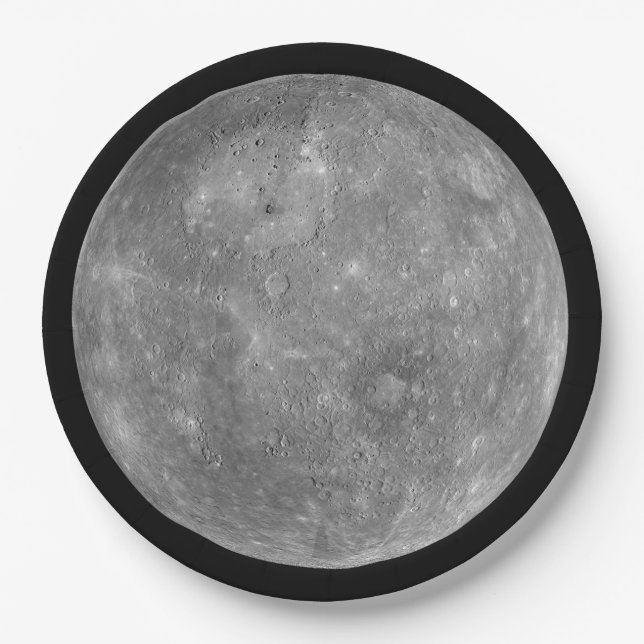 Plato De Papel Planet Mercury (Anverso)