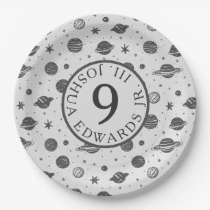 Plato De Papel Planetas