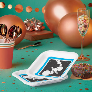 Plato De Papel Planetas en el espacio