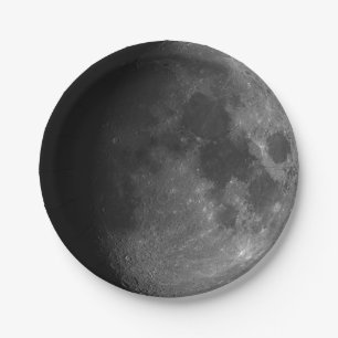 Plato De Papel Plano de papel. Luna de fotos. Placa de papel