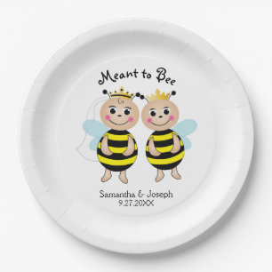 Plato De Papel Planta de papel de ducha para abejas
