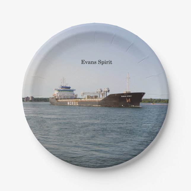 Plato De Papel Planta de papel Evans Spirit (Anverso)