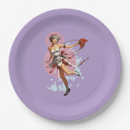 Plato De Papel Plantas de guerrero encantadas