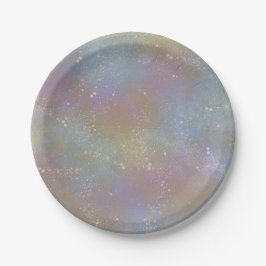 Plato De Papel Plantas del arcoiris holográficas