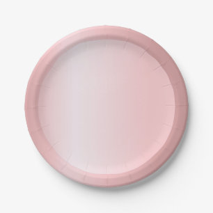 Plato De Papel Plantilla elegante moderna rosa dorado tendencia
