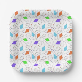 Plato De Papel Plata de papel de cometas giratorias